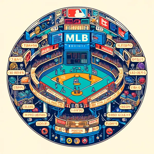MLBのリーグの仕組みの画像